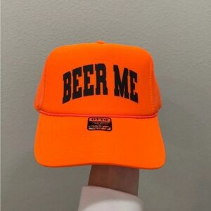 OTTO Bright Orange Trucker Hat
